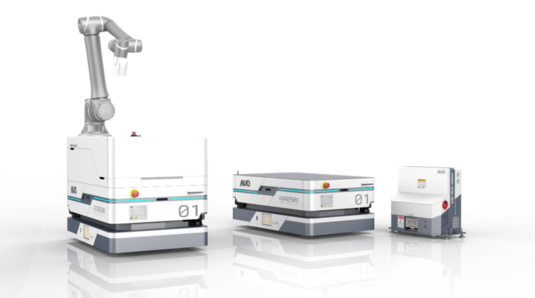 佰富彩數位開發的自主式移動機器人（AMR250M），搭配全向輪並結合AI演算法、2D LiDAR、3D攝影機等技術，協助客戶實現產線全自動化